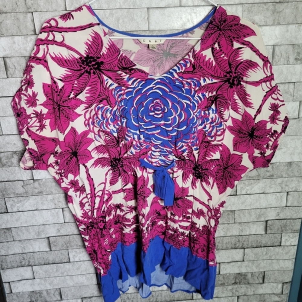 CAbiβ Size Large Floral boho top
